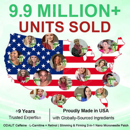 [ 2026 FDA-Registered & Official store] 🇺🇸 ODALIT® L-Carnitine × Retinol | Slimming & Firming 2-in-1 Nano Microneedle Patch 🔥 Obesity, Diabetes, Sleep Apnea, And Joint Issues⏳