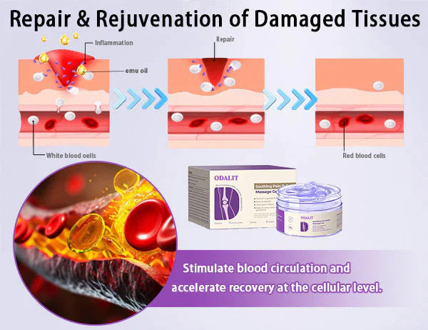 ✅[FDA-Registered & Clinical support] Official store: ODALIT® Turmeric & Emu Oil Arthritis Soothing Pain Relief Massage Gel(👨‍⚕️AAD Recommended)