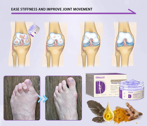 ✅[FDA-Registered & Clinical support] Official store: ODALIT® Turmeric & Emu Oil Arthritis Soothing Pain Relief Massage Gel(👨‍⚕️AAD Recommended)