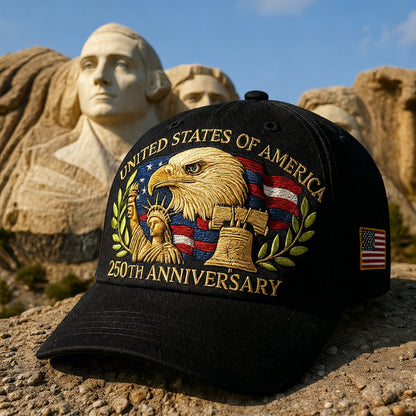 🗽Eagle & Liberty – United States 250th Anniversary Hat🦅(Breathable & Lightweight Comfort & Unisex Fit)
