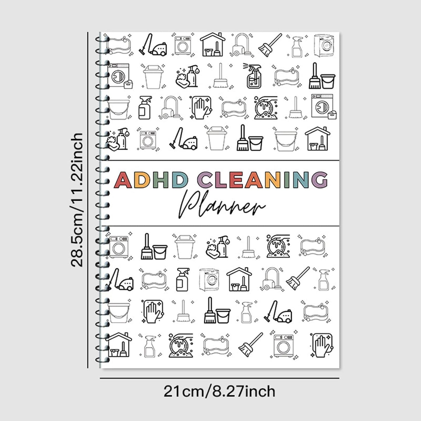 💕A4 Daily Focus Planner Notebook-Cleaning & Organizing Toolkit