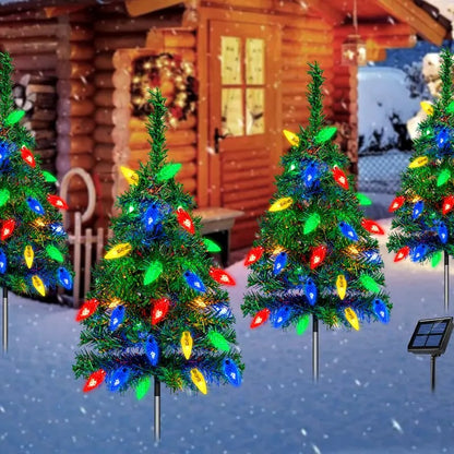 🎄Christmas Flash Deal 🎁 65% OFF✨ 4-in-1 Aurora Haven Solar Powered Christmas Tree