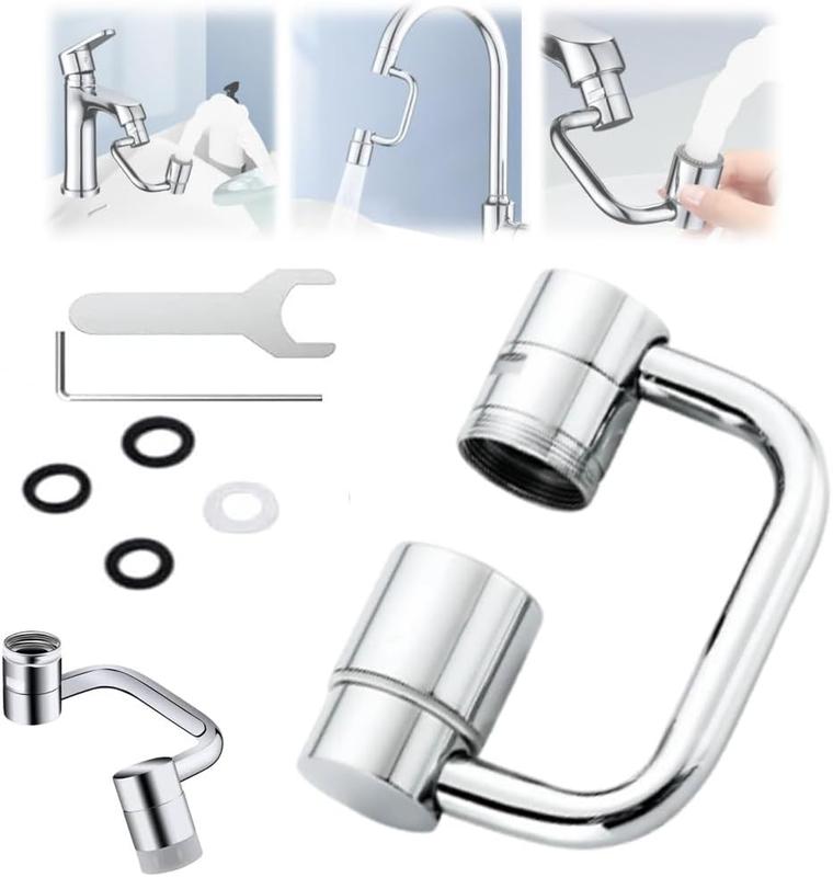 🚨 LAST CHANCE: 61% OFF - Rotatable Faucet Extension with 2 Splash Modes 💦