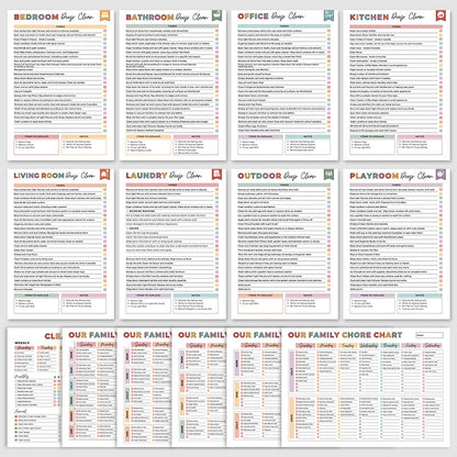 💕A4 Daily Focus Planner Notebook-Cleaning & Organizing Toolkit