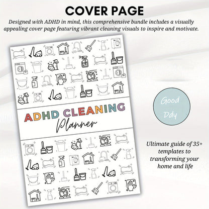 💕A4 Daily Focus Planner Notebook-Cleaning & Organizing Toolkit