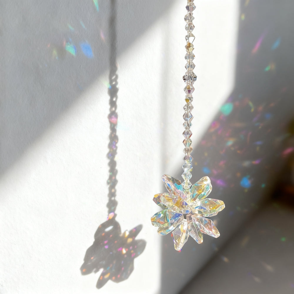 "Dancing Light & Rainbow" Crystal Pendant-Catch the Sunlight · Release the Rainbow · Brighten Every Space
