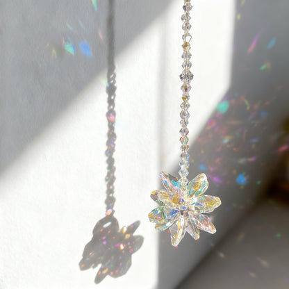 "Dancing Light & Rainbow" Crystal Pendant-Catch the Sunlight · Release the Rainbow · Brighten Every Space