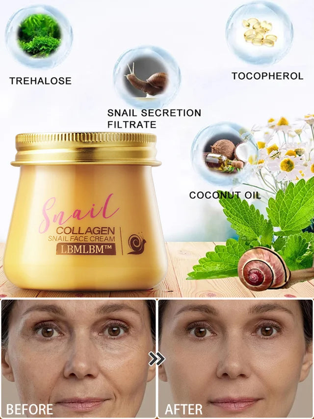 Snail Hydrating Anti-Wrinkle and Rejuvenating Cream