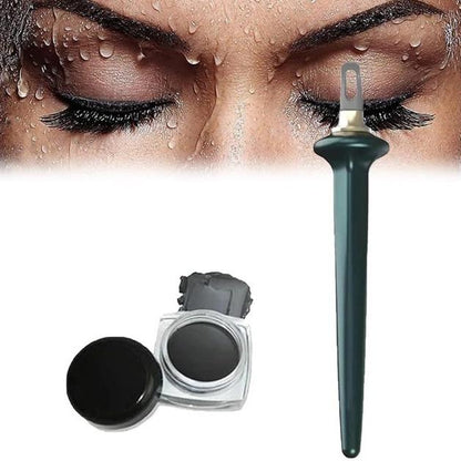 🔥LBMLBM Eyeliner Set, includes eyeliner pencil guide, eyeliner gel, reusable silicone eyeliner tool, waterproof eyeliner pencil.