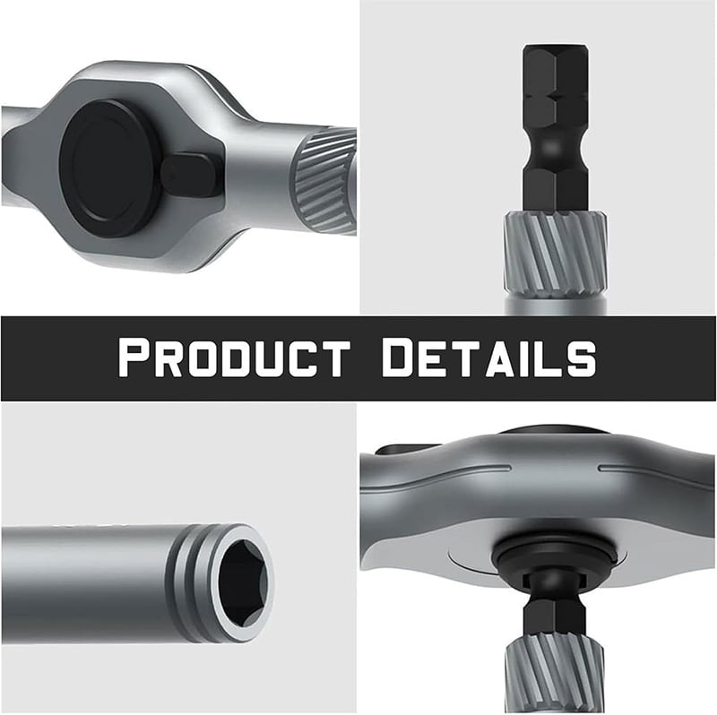 🔥🔥24 in 1 DlY Screwdriver Set Magnetic Compact and Portable Ratchet Screwdriver