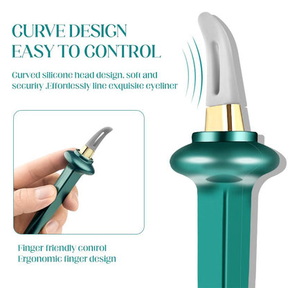 🔥LBMLBM Eyeliner Set, includes eyeliner pencil guide, eyeliner gel, reusable silicone eyeliner tool, waterproof eyeliner pencil.