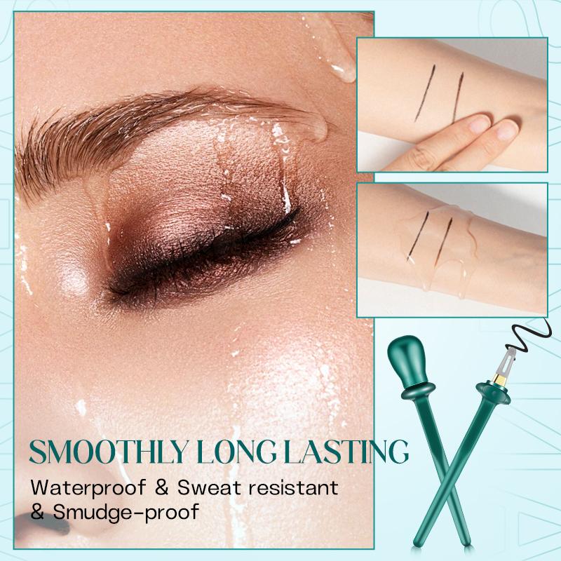 🔥LBMLBM Eyeliner Set, includes eyeliner pencil guide, eyeliner gel, reusable silicone eyeliner tool, waterproof eyeliner pencil.