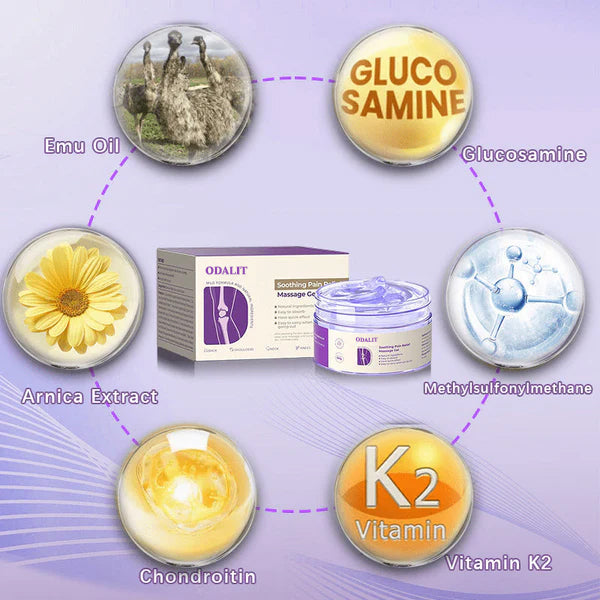 ✅[FDA-Registered & Clinical support] Official store: ODALIT® Turmeric & Emu Oil Arthritis Soothing Pain Relief Massage Gel(👨‍⚕️AAD Recommended)