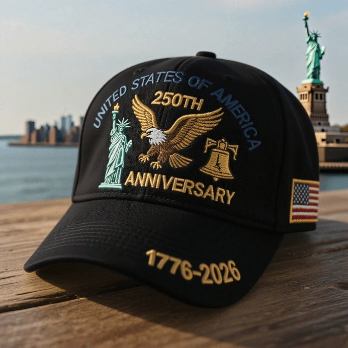 🗽Eagle & Liberty – United States 250th Anniversary Hat🦅(Breathable & Lightweight Comfort & Unisex Fit)