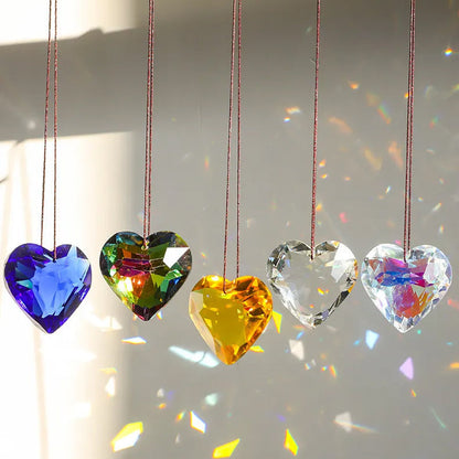 "Dancing Light & Rainbow" Crystal Pendant-Catch the Sunlight · Release the Rainbow · Brighten Every Space