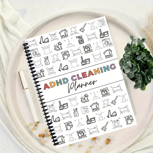 💕A4 Daily Focus Planner Notebook-Cleaning & Organizing Toolkit