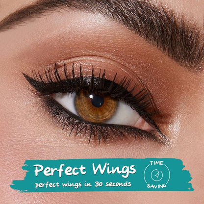 🔥LBMLBM Eyeliner Set, includes eyeliner pencil guide, eyeliner gel, reusable silicone eyeliner tool, waterproof eyeliner pencil.