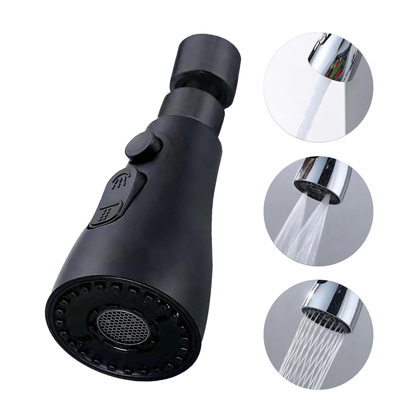 3-in-1 High-Pressure 360° Faucet & Universal Adapter